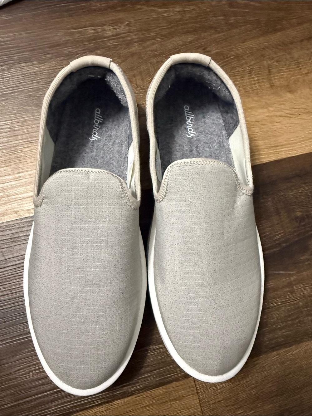allbirds Women’s 10 Slip-On Loafers in Light  Gray